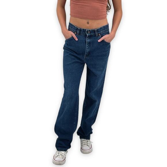 Vintage 70s Levi's Orange Tab Jeans Straight Leg Paper Tag Missus 12 Modern 2/4 - Picture 2 of 14